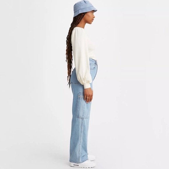 UTILITY HIGH LOOSE WOMEN'S JEANS - Picture 4 of 6